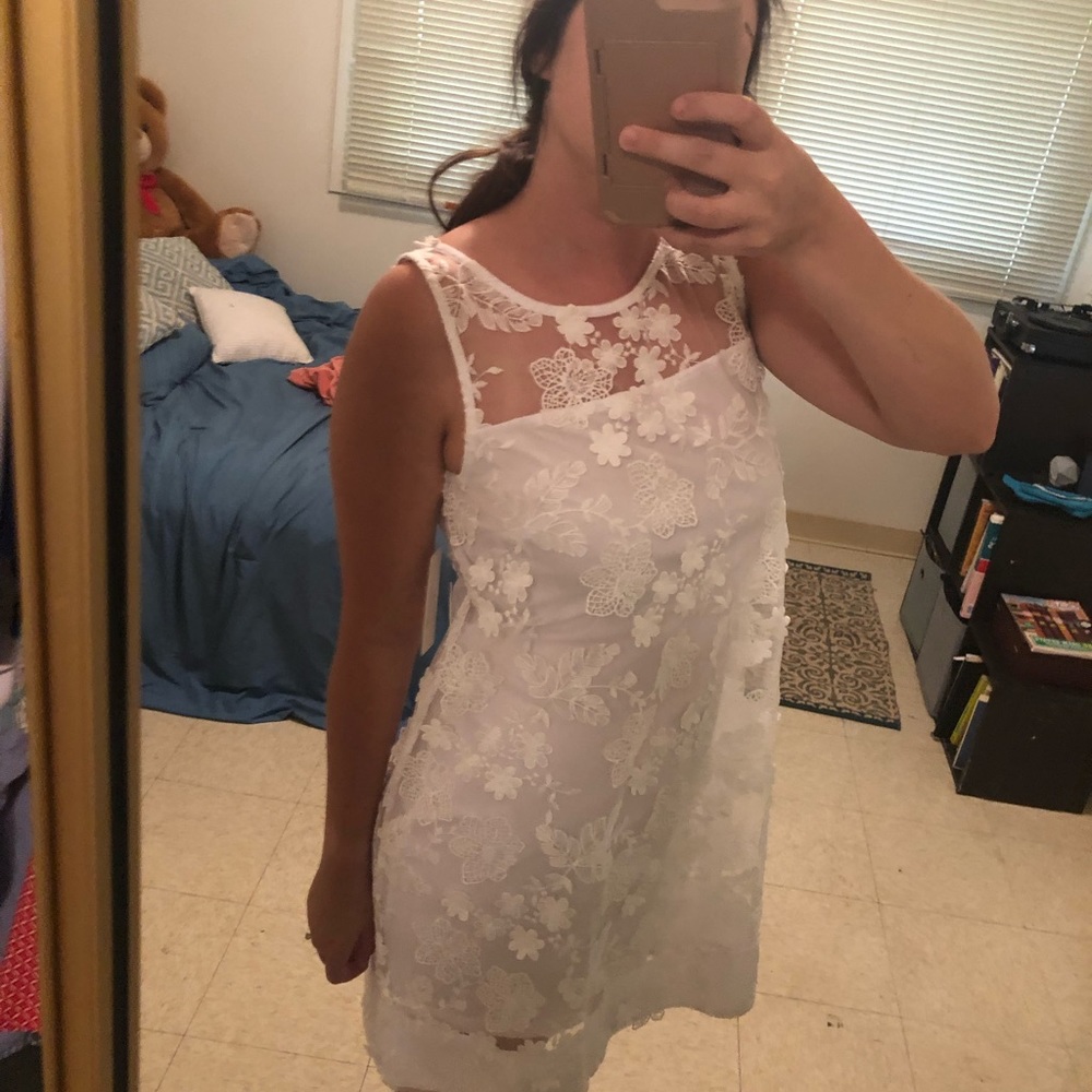White dress